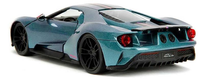 Miniatura Ford GT 2017 verde Jada 1/24 Imagem de Miniatura Ford GT 2017 verde Jada 1/24