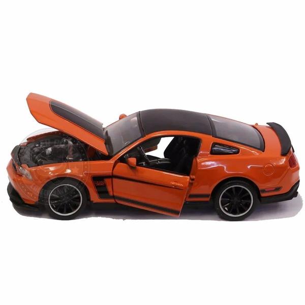 Imagem de Miniatura Ford Mustang Boss 302 Laranja 2012 Maisto 1/24