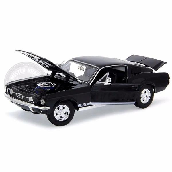 Imagem de Miniatura Ford Mustang Gta Fastback 1967 Preto Maisto 1/18