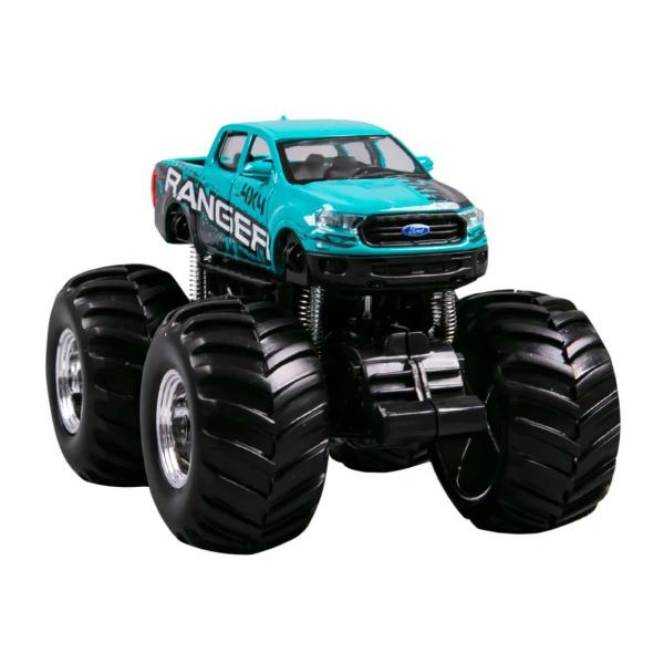 Imagem de Miniatura Ford Ranger 2019 Azul Earth Shockers Maisto 21144