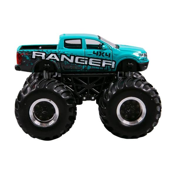 Imagem de Miniatura Ford Ranger 2019 Azul Earth Shockers Maisto 21144