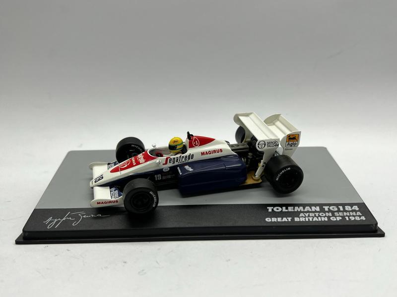 Imagem de Miniatura Fórmula 1 F1 Ayrton Senna Toleman TG184 1984 1:43