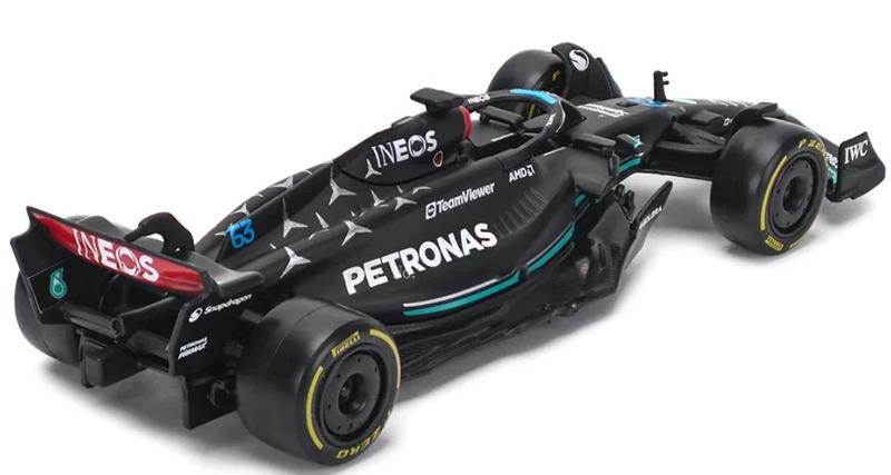 Imagem de Miniatura Fórmula 1 Mercedes AMG F1 W14 E 2023 63 George Russell  Escala 1/43  Bburago