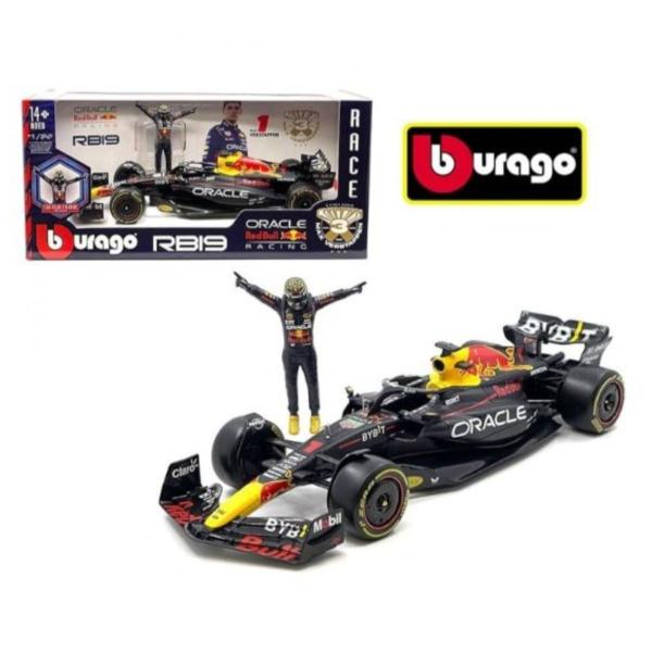 Imagem de Miniatura Fórmula 1 Oracle Red Bull Racing RB19 1 Max Verstappen 1/24 Burago 28036