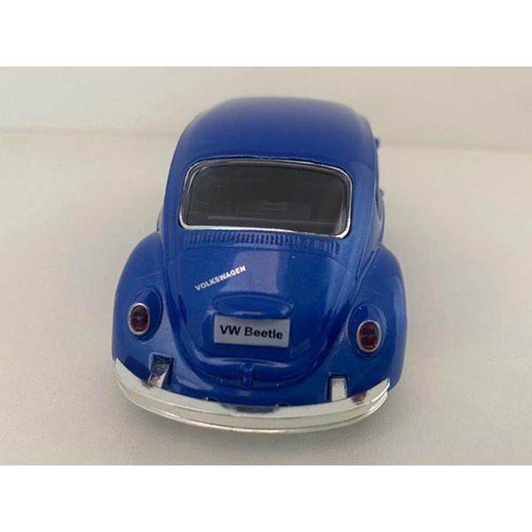 Imagem de Miniatura Fusca 1967 RMZ 1/32 Metal e Fricção Azul Brilhante