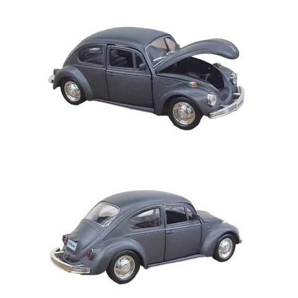 Imagem de Miniatura Fusca 1967 RMZ 1/32 Metal e Fricção Grafite