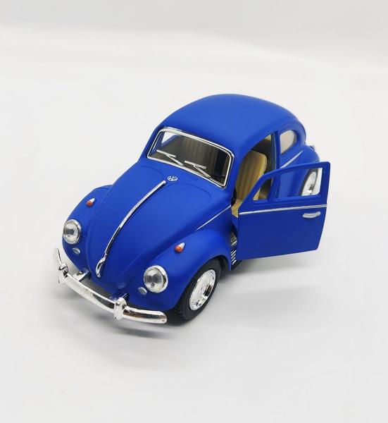 Imagem de Miniatura Fusca Azul  Kinsmart  Escala 1:32  12 CM. de Comprimento  Carrinhos para coleção