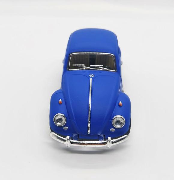 Imagem de Miniatura Fusca Azul  Kinsmart  Escala 1:32  12 CM. de Comprimento  Carrinhos para coleção