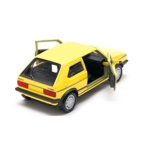 Imagem de Miniatura Golf GTi Welly 1:18 Metal e Fricção Amarelo.