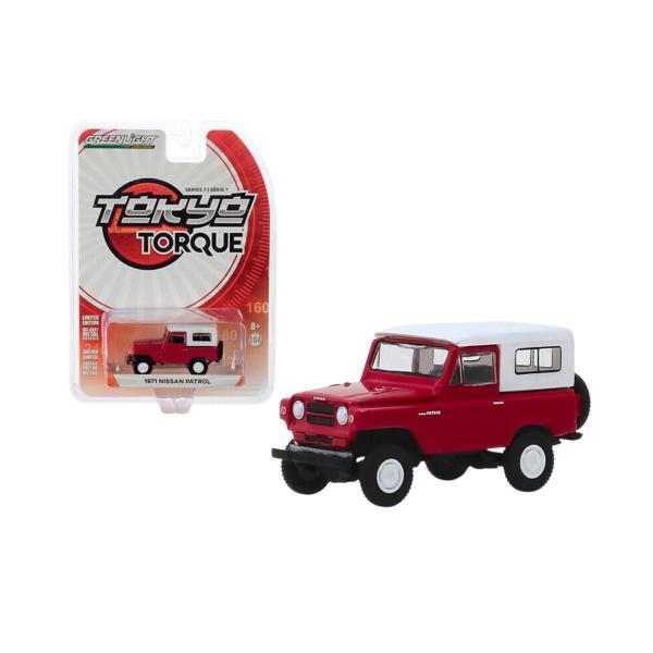 Imagem de Miniatura greenlight -  1971 nissan patrol - 47050-c - vermelho - 1/64