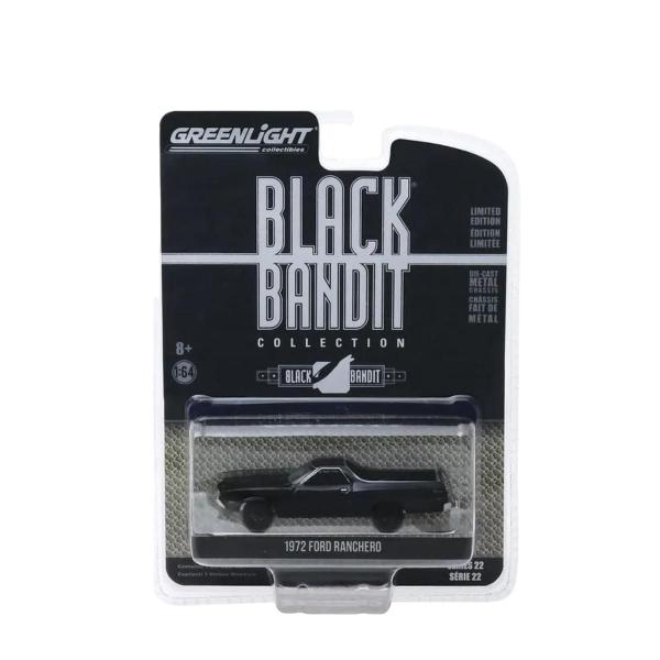 Imagem de Miniatura greenlight - 1972 ford ranchero - 28010-b - preto