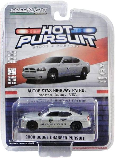 Imagem de Miniatura greenlight - 2008 dodge charger pursuit - 42850-d - 1/64