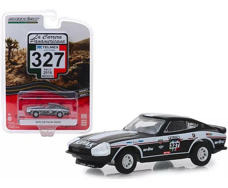 Imagem de Miniatura greenlight datsun 260z 1974 rally 2016 mexico 1/64