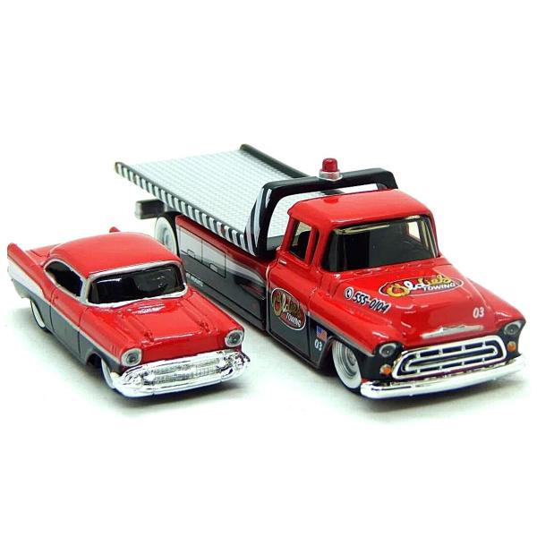 Miniatura Guincho 1957 Chevrolet Flatbed E 1957 Chevrolet Bel Air
