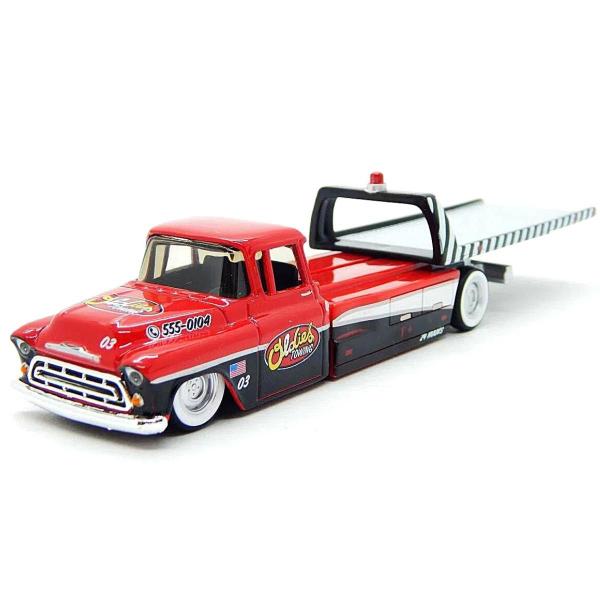 Imagem de Miniatura Guincho 1957 Chevrolet Flatbed E 1957 Chevrolet Bel Air 1/64 Maisto 15055