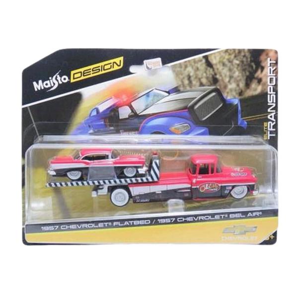Miniatura Guincho 1957 Chevrolet Flatbed E 1957 Chevrolet Bel Air
