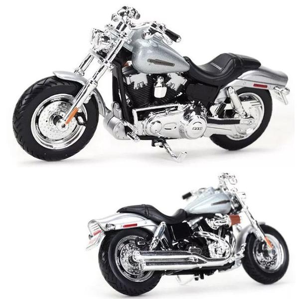 Imagem de Miniatura harley-davidson 2009 fxdfse cvo fat bob diecast