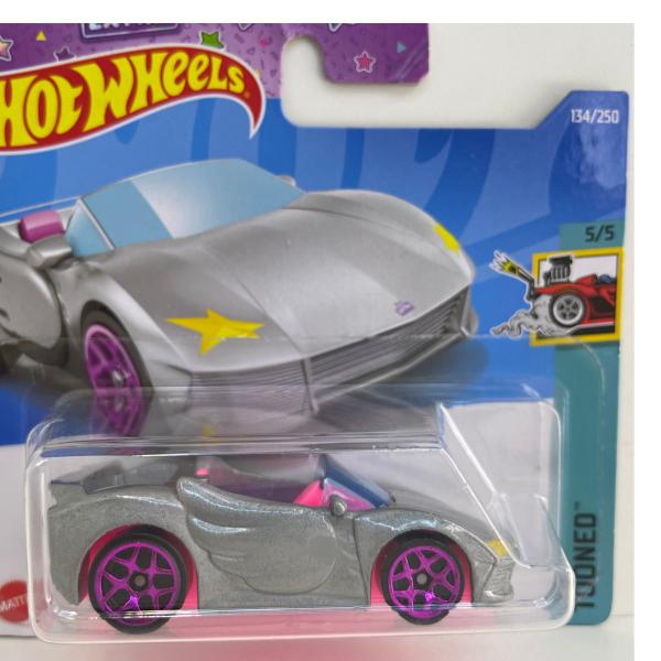 Imagem de Miniatura hot Wheels Barbie Extra Rosa e Cinza 