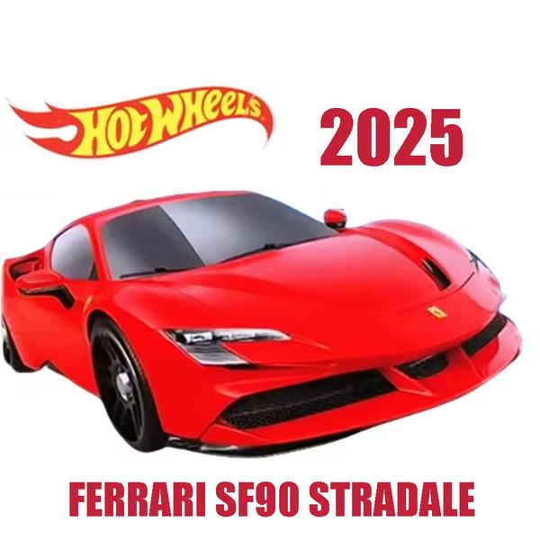 Miniatura Hot Wheels Ferrari Sf90 Stradale 2025 1/64 - Carrinhos e