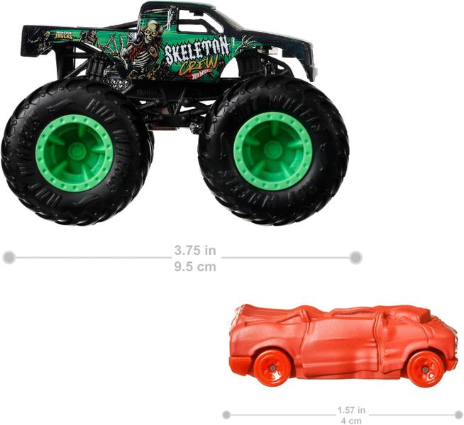 Imagem de Miniatura Hot Wheels Monster Trucks Skeleton Crew (7427)