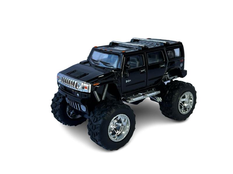 Imagem de Miniatura Hummer H2 Bigfoot Preto Metal 1:40