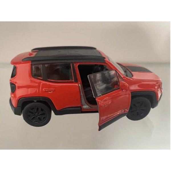 Imagem de Miniatura Jeep Renegade 2017 Welly 1/34 Metal e Fricção Laranja