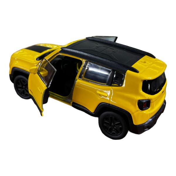 Imagem de Miniatura Jeep Renegade Amarelo Metal Welly 1:38