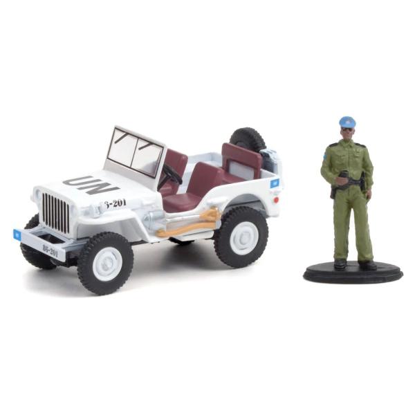 Imagem de Miniatura Jeep Willys Mb 1942 1/64 Greenlight Gre97110