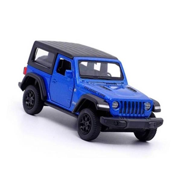 Imagem de Miniatura Jeep Wrangler Rubicon 2dr RMZ 1:38 Metal e Fricção Azul