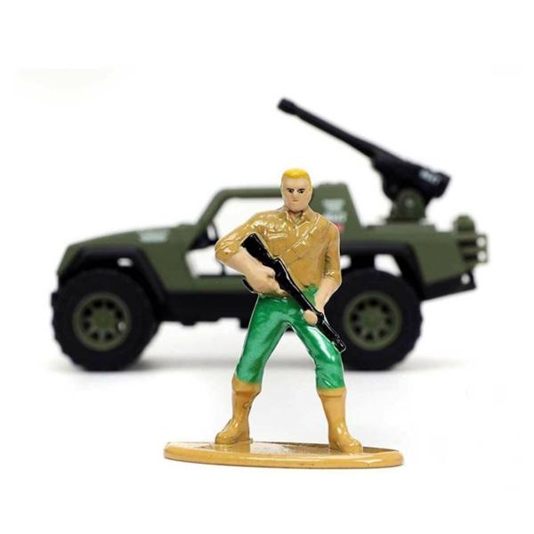 Imagem de Miniatura Jipe G.I. Joe V.A.M.P. c/ Figura Duke 1/32 Jada Toys 33083