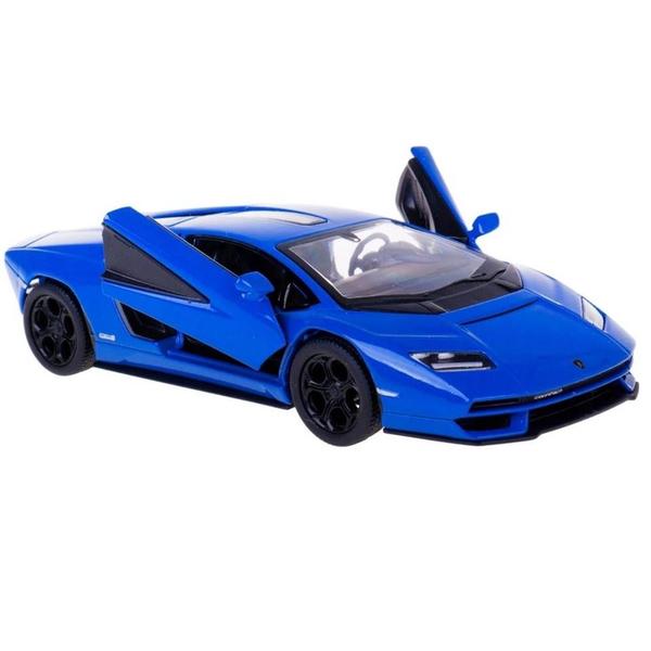 Imagem de Miniatura Lamborghini Countach LPI 800-4 Kinsmart 1:38 Metal e Fricção Azul