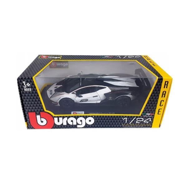 Imagem de Miniatura Lamborghini Essenza SCV12 Branco Bburago 1/24