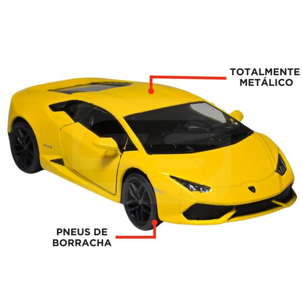 Imagem de Miniatura Lamborghini Huracán LP610-4 1/36 12cm KiNSMART