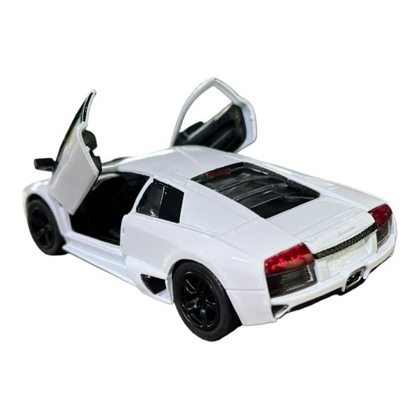 Imagem de Miniatura Lamborghini Murcielago LP640 Branco Metal 1:36