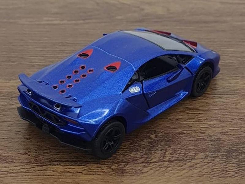 Imagem de Miniatura Lamborghini Sesto Elemento 1/38 Kinsmart Metal e Fricção Azul