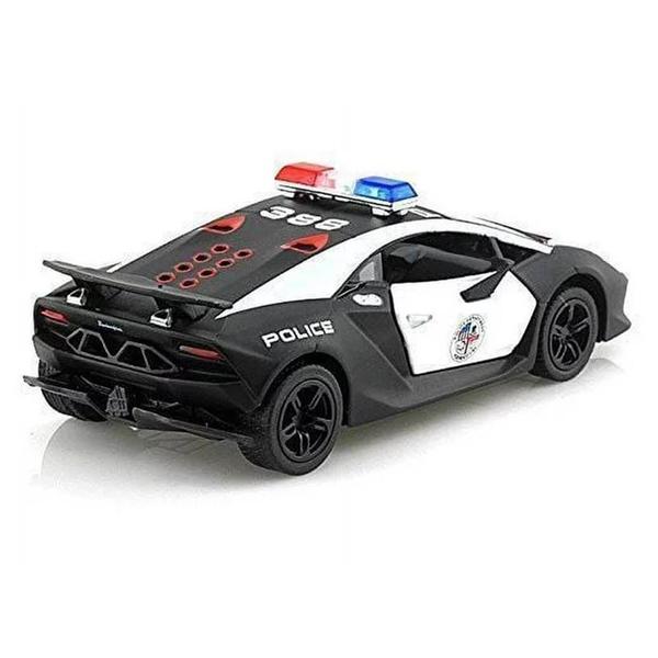 Imagem de Miniatura Lamborghini Sesto Elemento Kinsmart 1:38 Metal e Fricção Policia