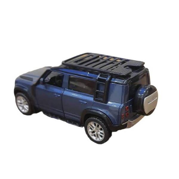 Imagem de Miniatura Land Rover Defender 110 Real 1:43 Metal e Fricção Azul