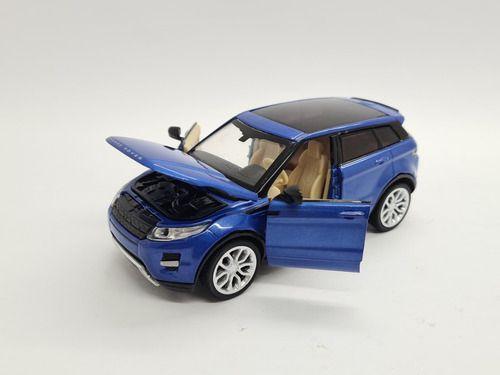 Imagem de Miniatura Land Rover Evoque Azul Acende Luz E Som 1:32