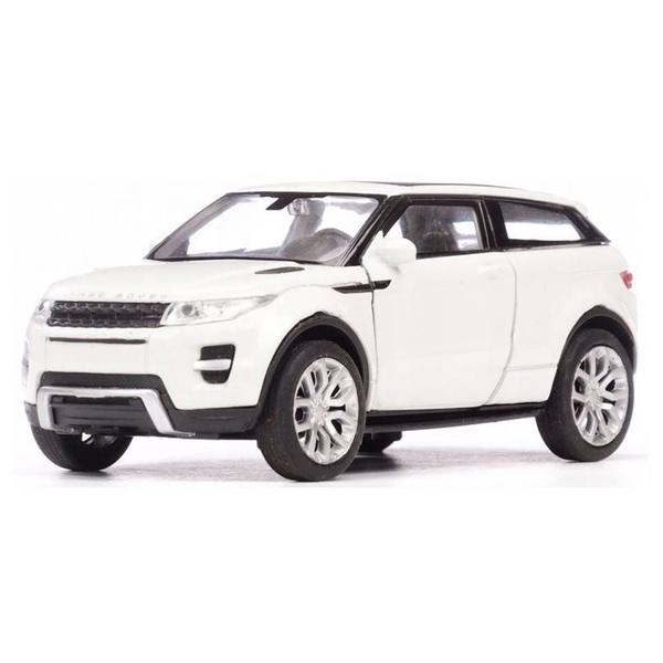 Imagem de Miniatura Land Rover Range Evoque Welly 1/34 Metal e Fricção Branco