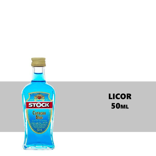 Imagem de Miniatura Licor de Laranja Stock Curaçau Blue 50ml 12un