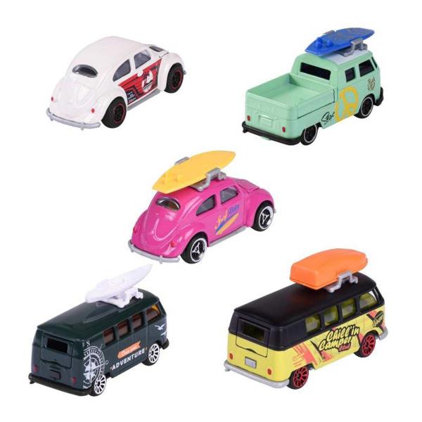 Imagem de Miniatura Majorette Conjunto 5 Peças VW Volkswagen The Originals Giftpack 1/64