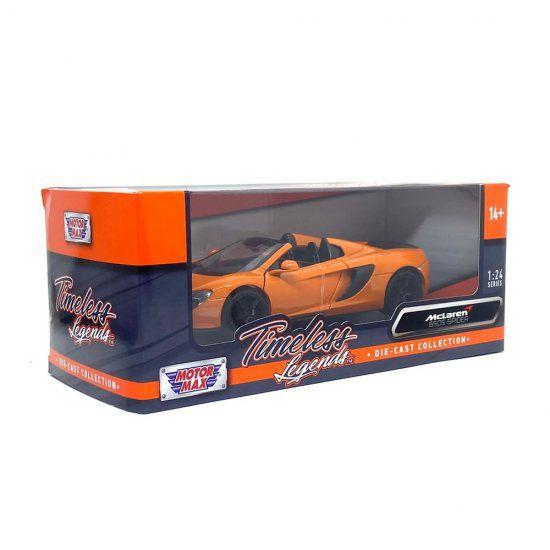 Imagem de Miniatura Mclaren 650s Spider Conversível Laranja 1/24