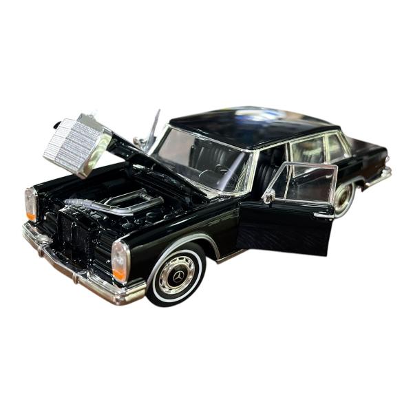 Imagem de Miniatura Mercedes Benz 600 1963 Preto Metal 1:24