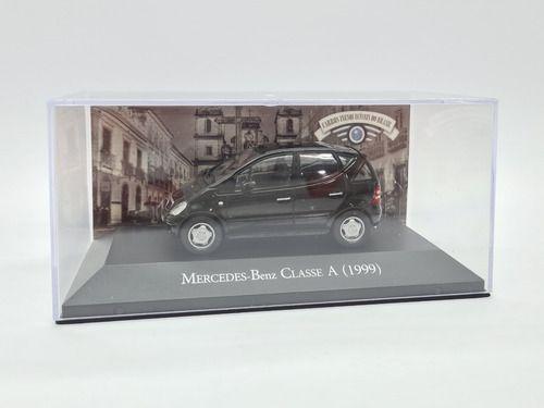 Imagem de Miniatura Mercedes Benz Classe A 1999 Preto Metal 1:43