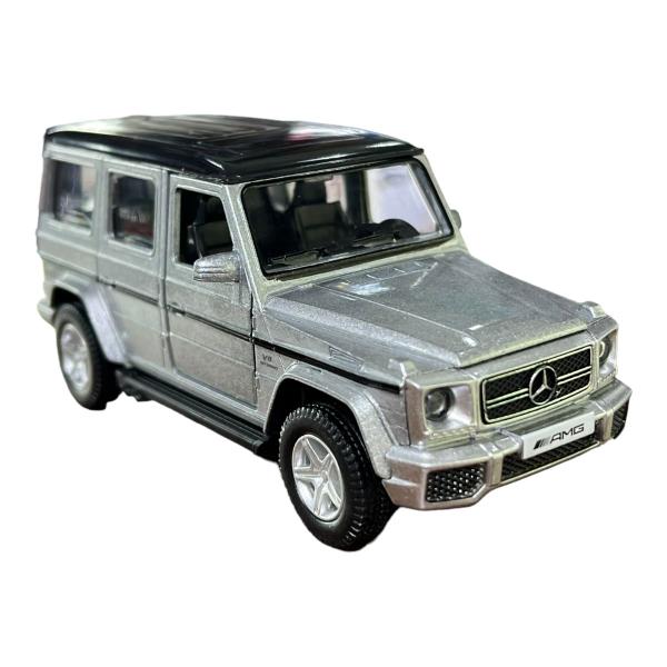 Imagem de Miniatura Mercedes Benz G63 AMG Prata RMZ 1:38