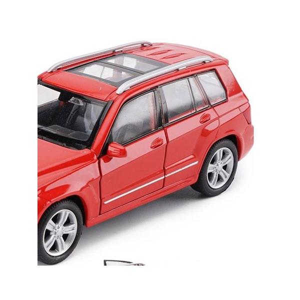 Imagem de Miniatura Mercedes Benz GLK 350 Welly 1/36 Metal e Fricção Vermelha