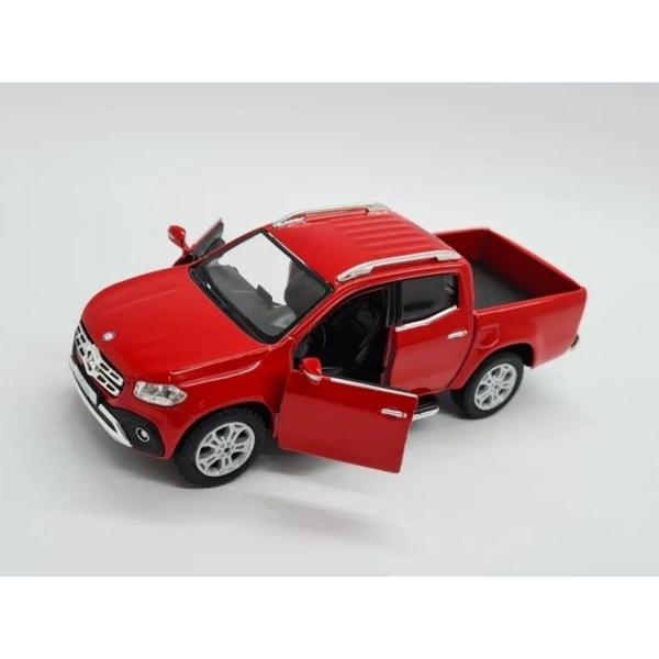 Imagem de Miniatura Mercedes X-Class Kinsmart 1/42 Metal e Fricção Vermelho