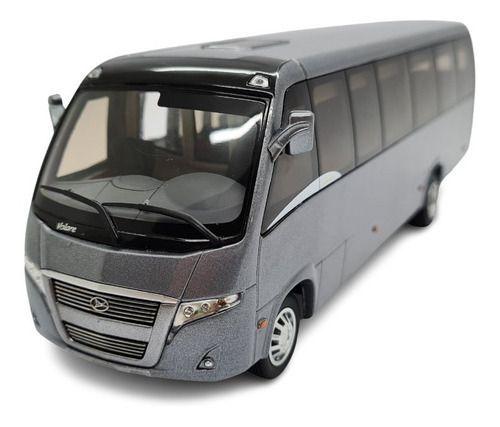 Imagem de Miniatura Micro Ônibus Volare Limousine Cinza Metal 1:42