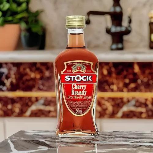 Imagem de Miniatura Mini Licor Stock Sabor Cherry Brandy Vidro 50Ml