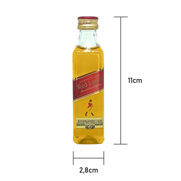 Miniatura Mini Whisky Red Label 50ml 06 Unidades - Johnnie Walker Imagem de Miniatura Mini Whisky Red Label 50ml 06 Unidades